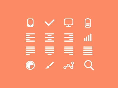Tada Icons charge check flat icon icons search simple simple icons stats vector