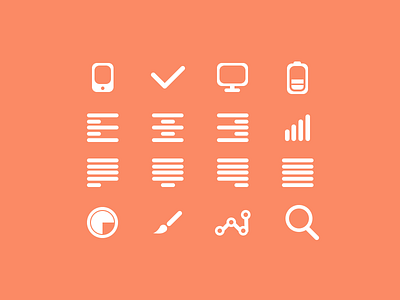 Tada Icons charge check flat icon icons search simple simple icons stats vector