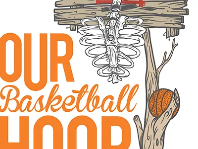 Basket Ribcage Dribbble 30 rock funny humor illustration nbc quotes tracy morgan tv typography