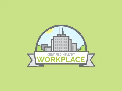 Workplace Badge badge flat illustration illustrator vector wip