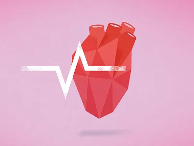 Animation still animation blood film grain heart illustration life support