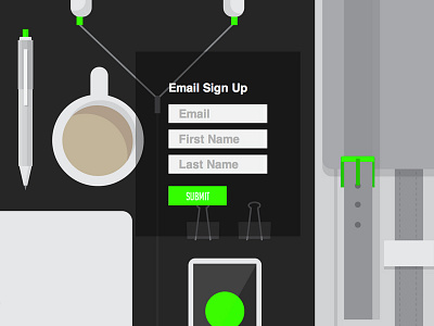 Email Sign Up layout php web