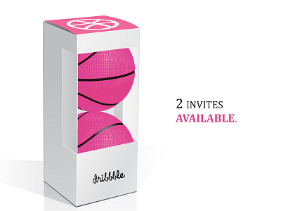 2 invites available basketball draft dribbble icon invitations invite