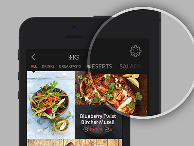 Category Scroll app app navigation favourits food food app iphone iphone app navigation scroll ui