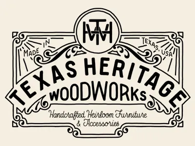 Texas Heritage branding hand lettering hand type lettering type typography woodworking