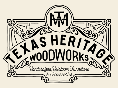 Texas Heritage branding hand lettering hand type lettering type typography woodworking