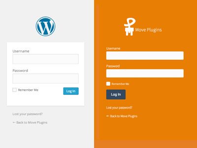 WordPress Login Custom Styled css custom flat login styling wordpress