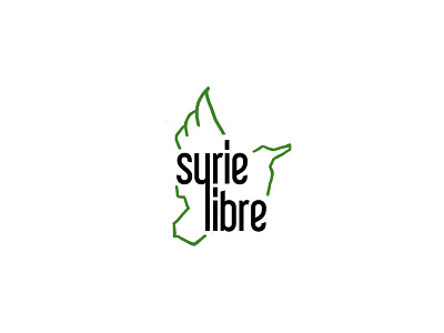 [GRAPHIC CONCEPT] Free Syria branding campaign concept design france free graphic logo logomark map syria wing