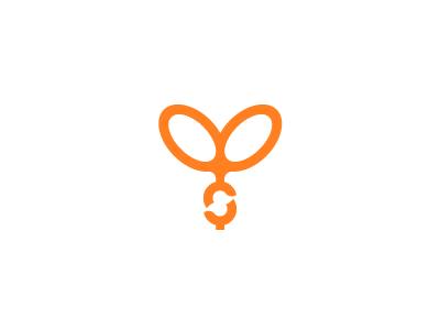 Young Money Media budding financial growth investments logo seed