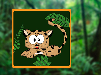 Lions And Leopards character chrome cute game illustration leopard lion small web
