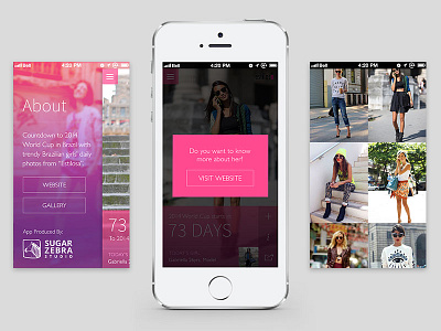 Fashion App app brazil development fashion flat ios photography style ui ux