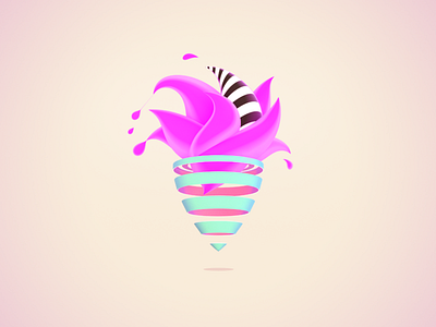 Pop-Cream | Doodling Styles #2 3d doodling styles illustration