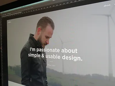 Mato 2014 design latin matej mato photo portrait web design website