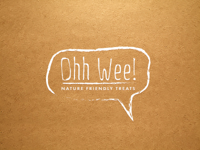 Oh Wee art brand branding brown craft design fun identity logo logotype mockup ui