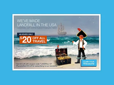 Marketing campaign concept for online Travel Agent character concept design marketing photoshop postcard travel
