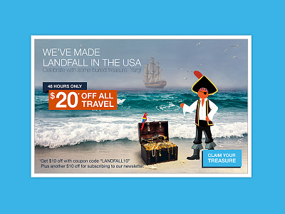 Marketing campaign concept for online Travel Agent character concept design marketing photoshop postcard travel