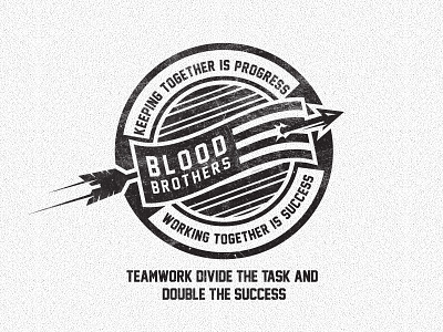 Teamwork badge emblem icon logo patches typo vector