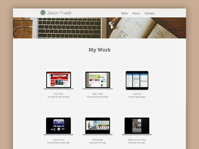 Jason's Portfolio Site portfolio ui web design