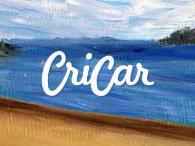 Cricar logo design artist calligraphic calligraphy design hand written handwritten logo logo design logotype painting paintings painter script word mark wordmark