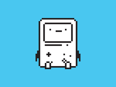 BMO adventure time apple finn jake mac minimal os7 pixel retro