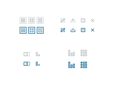 Query Builder Icons 1x 2x design icons retina retina icons ui user experience user interface user interface design ux