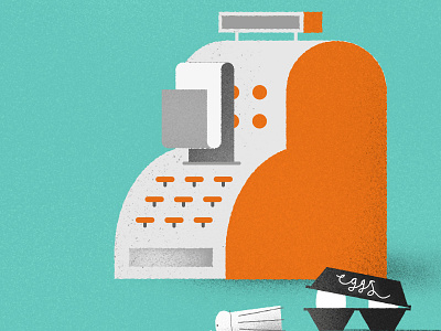 Cash Register cashregister helloyoungfriends illustration