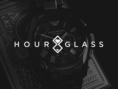 Hourglass Logo glass hour logo