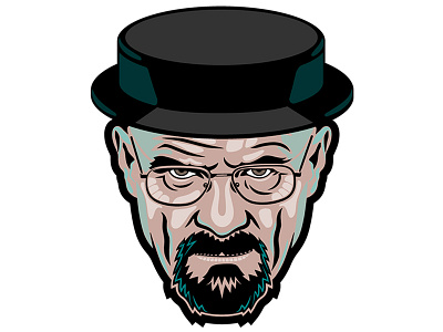 My Heisenberg Portrait breaking bad heisenberg illustration portrait vector