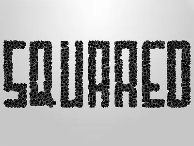 Squared animation 3d abstract animated animation black and white gif graphic design motion graphics
