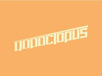 Ropoctopus dj geometry lettering type