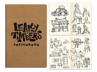 Leaky Timbers Sketchbook