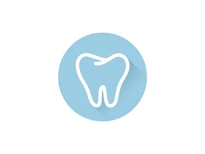 Tooth dental dentistry flat icon icon logo tooth