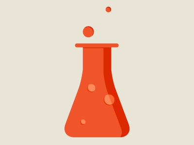 Beaker Icon beaker creative flat icon process