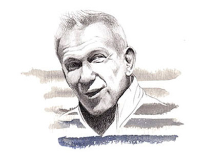 Fashion Designer Portrait - Jean Paul Gaultier fashion illustration portrait