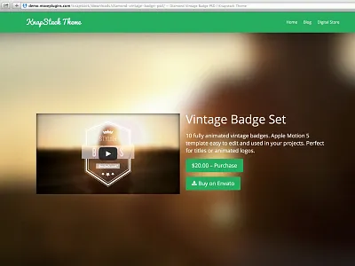 Single "buy" page layout e commerce flat layout page simple theme vintage web wordpress