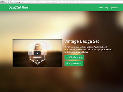 Single "buy" page layout e commerce flat layout page simple theme vintage web wordpress