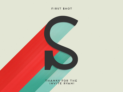 first Shot debut shot typography