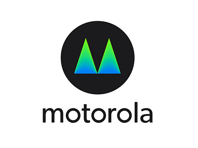 Blends logos: Motorola blend blend2014 motorola rebranding trendy turbaba vector