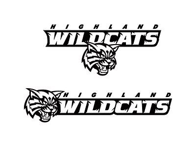 Wildcat Lock Ups american branding football inverness logo