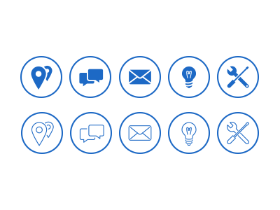 Custom Trendwerk icon set icons illustration outline trendwerk