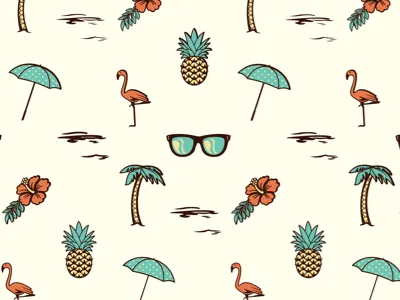 A piece of paradise beach floral pattern pineapple shades summer sun sunny