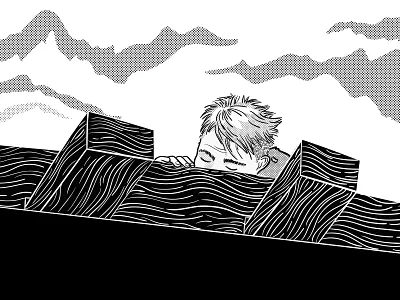 Casualties of war blackandwhite comic ilustration movies