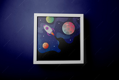 Galaxy illustration adobe art graphic graphic design illustration illustrator