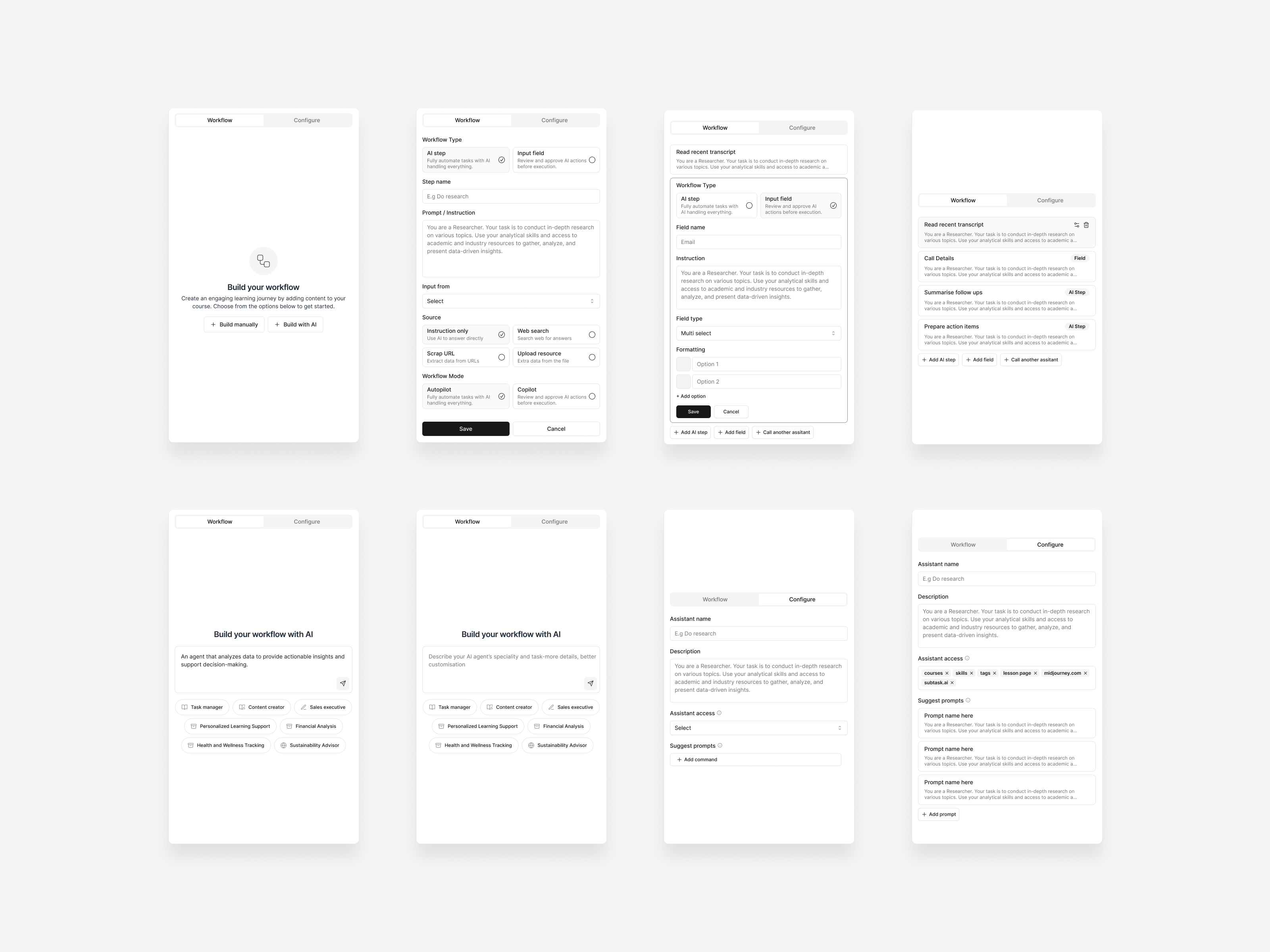 Example of Build AI Agent Workflows