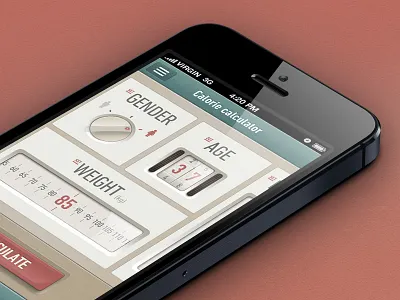 Medical App app calorie iphone medical ui