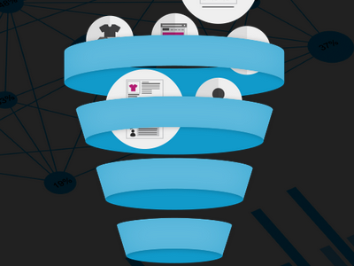 Funnel collection filter funnel icons illustration