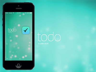 todo iOS Launch Screen app icon ios iphone iphone app launch screen mobile mobile app ui user interface