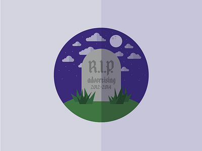 R.I.P. Advertising (For me at least) cemetery clouds grass grave moon night r.i.p. stars tombstone