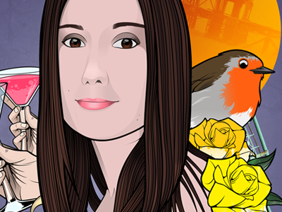 Vicky 3oh face ianf ianfdesigns if81 illustrator portrait vector