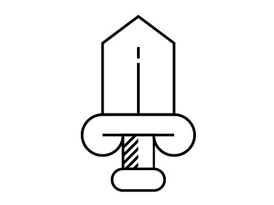 Sword design iconography illustration